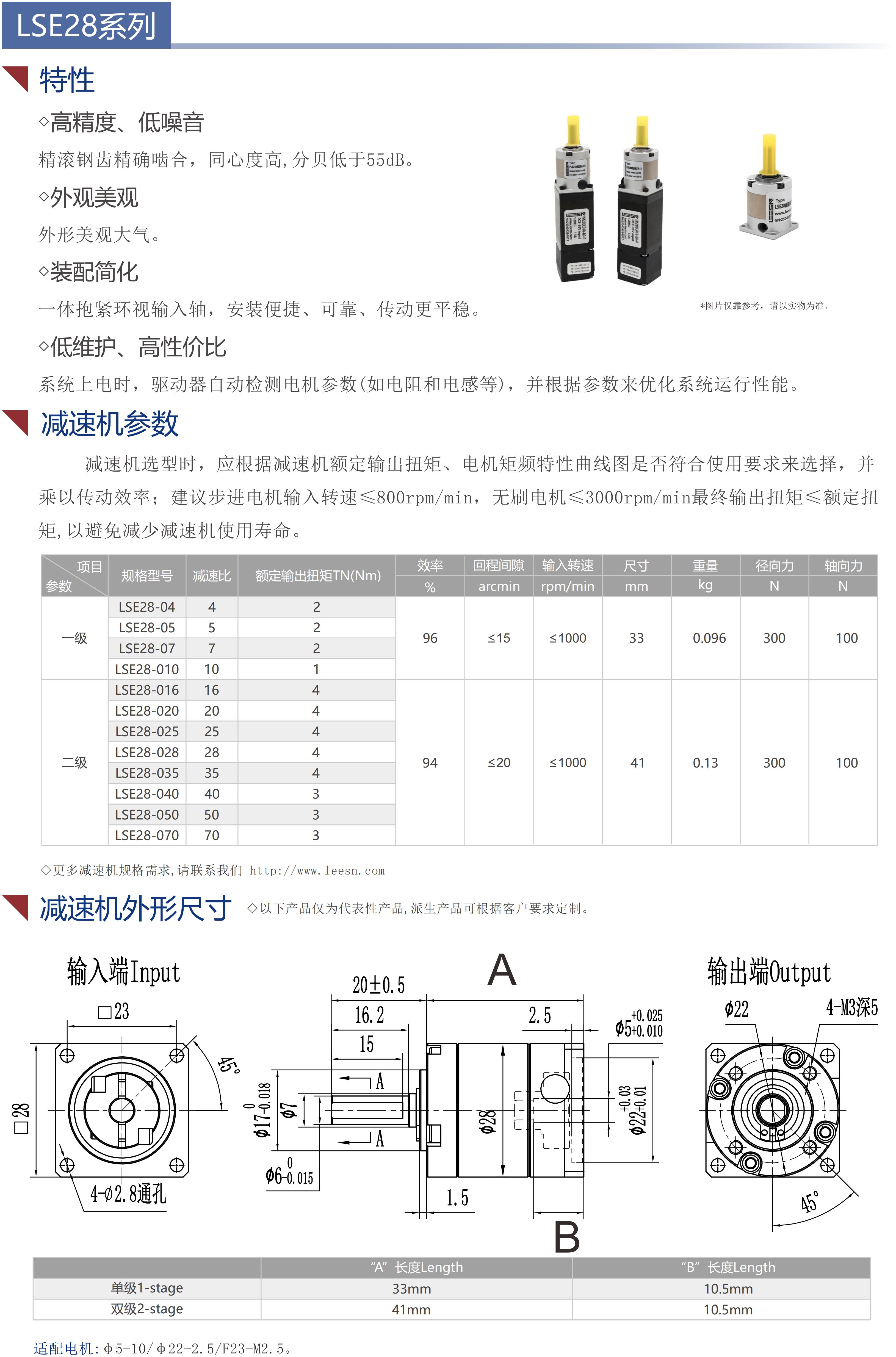LSE28系列减速机