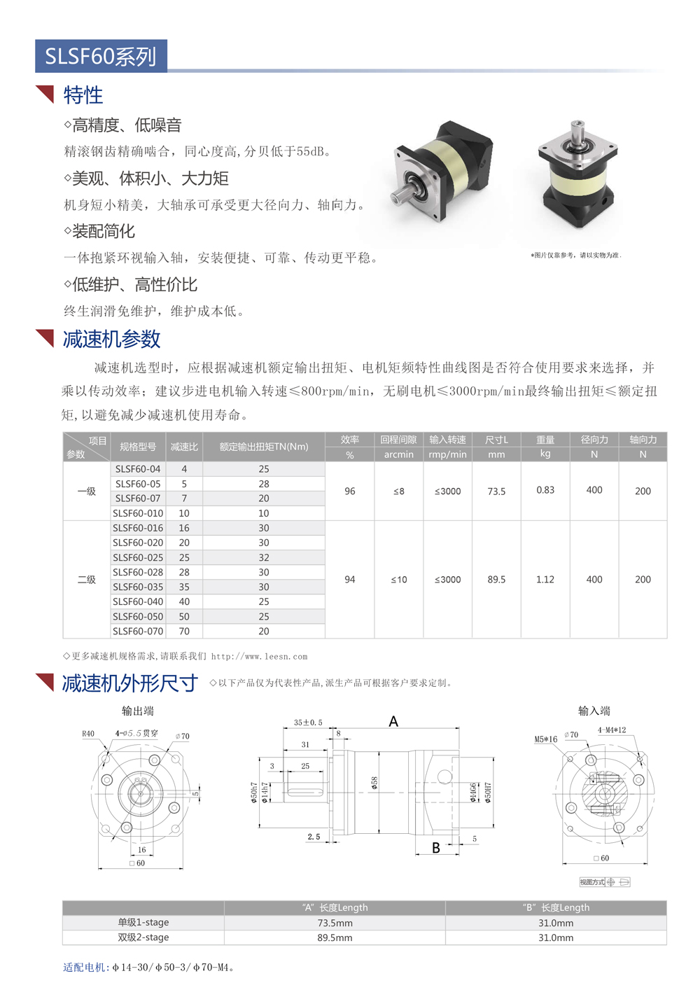 SLSF60系列减速机