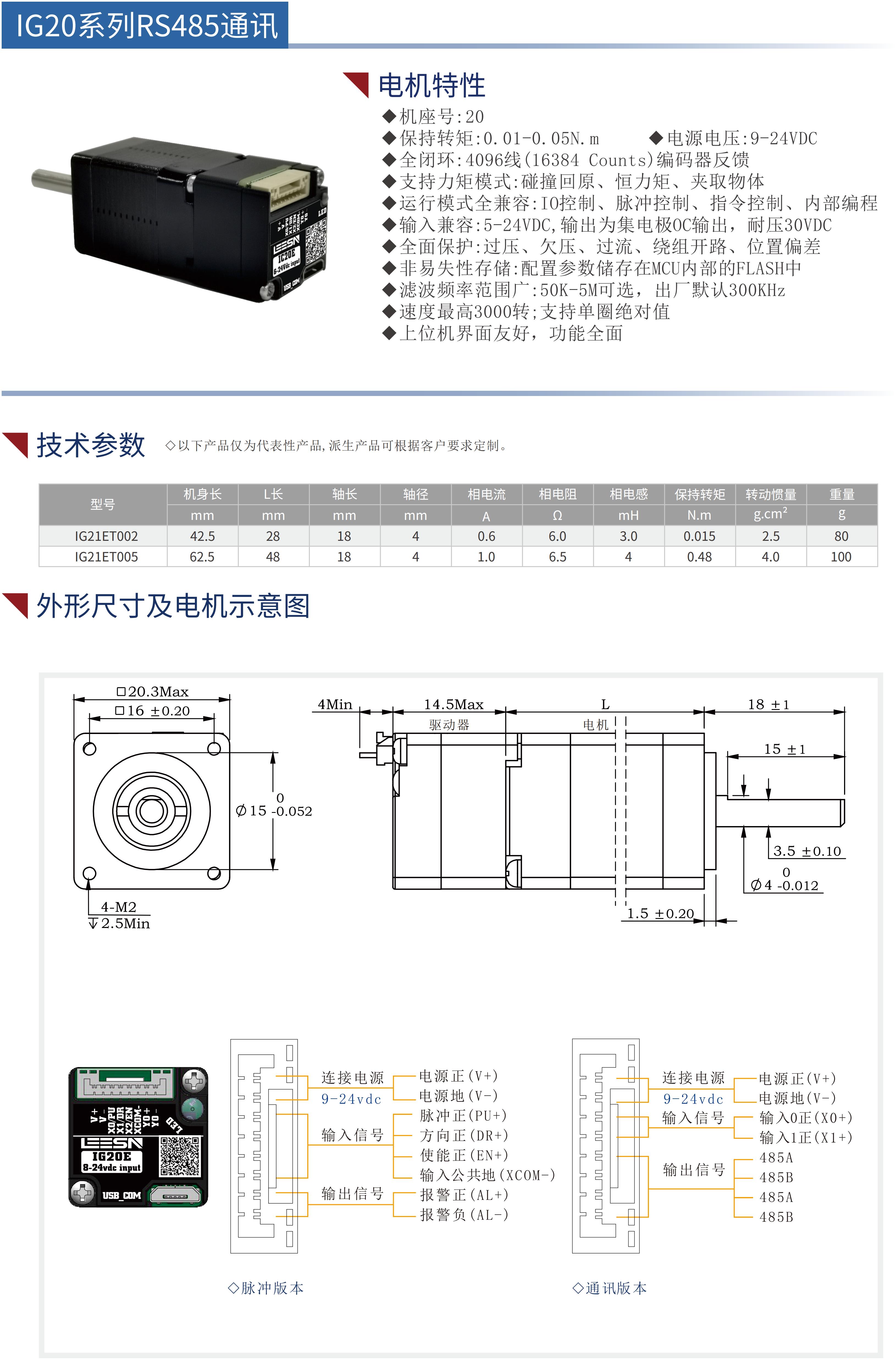 20集成式步进伺服电机(闭环)